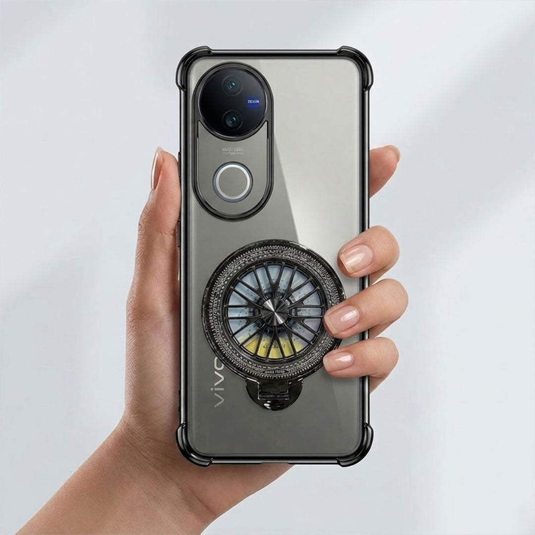 Vivo V50 5G Premium Stress Buster Wheel Rotating Shockproof Airbags Case
