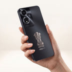 Oppo A59 5G Compatible Satyamev Jayate 3D Metal Emblem Sticker