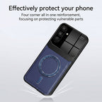 Samsung Galaxy A54 5G Premium Magsafe Magnetic Leather Lens Protective Case
