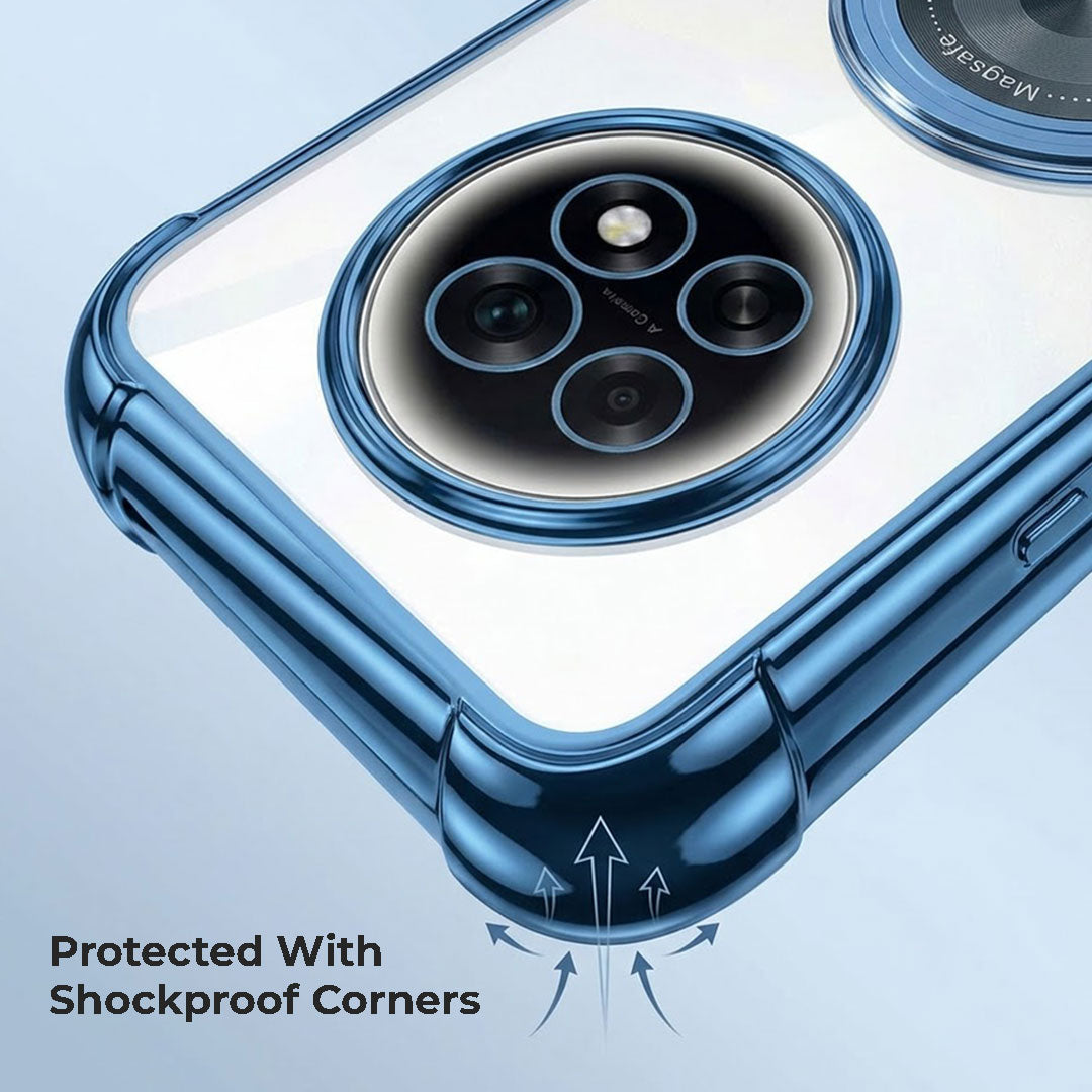 Oppo F31 Pro+ 5G Luxury Four Corner Invincible Bracket Ring Stand Case (Buy 1 Get 1 Free Surprise Cover)