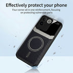 Vivo T2 Pro 5G Premium Magsafe Magnetic Leather Lens Protective Case