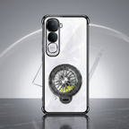 Vivo Y400 Pro 5G Premium Stress Buster Wheel Rotating Shockproof Airbags Case
