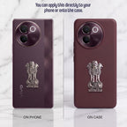 Vivo V30e 5G Compatible Satyamev Jayate 3D Metal Emblem Sticker