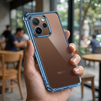 Oppo Reno 15 Pro Mini 5G Anti-Yellow Electroplating Transparent Airbags Case