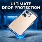 Vivo T4 Pro 5G Anti-Yellow Electroplating Transparent Airbags Case