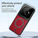 Oppo F31 Pro 5G Premium Magsafe Magnetic Leather Lens Protective Case
