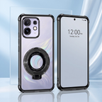 Oppo Reno 16 5G Original Luxury Magnifier Ring Stand Shockproof Airbags Corner Case