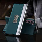 Vivo Y400 Pro 5G Satyamev Jayate Flip Leather Case
