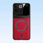 Vivo T2 Pro 5G Premium Magsafe Magnetic Leather Lens Protective Case