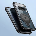 Nothing Phone 3a 5G Luxury Four Corner Invincible Bracket Ring Stand Case