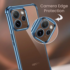 Oppo Reno 15 Pro Mini 5G Anti-Yellow Electroplating Transparent Airbags Case