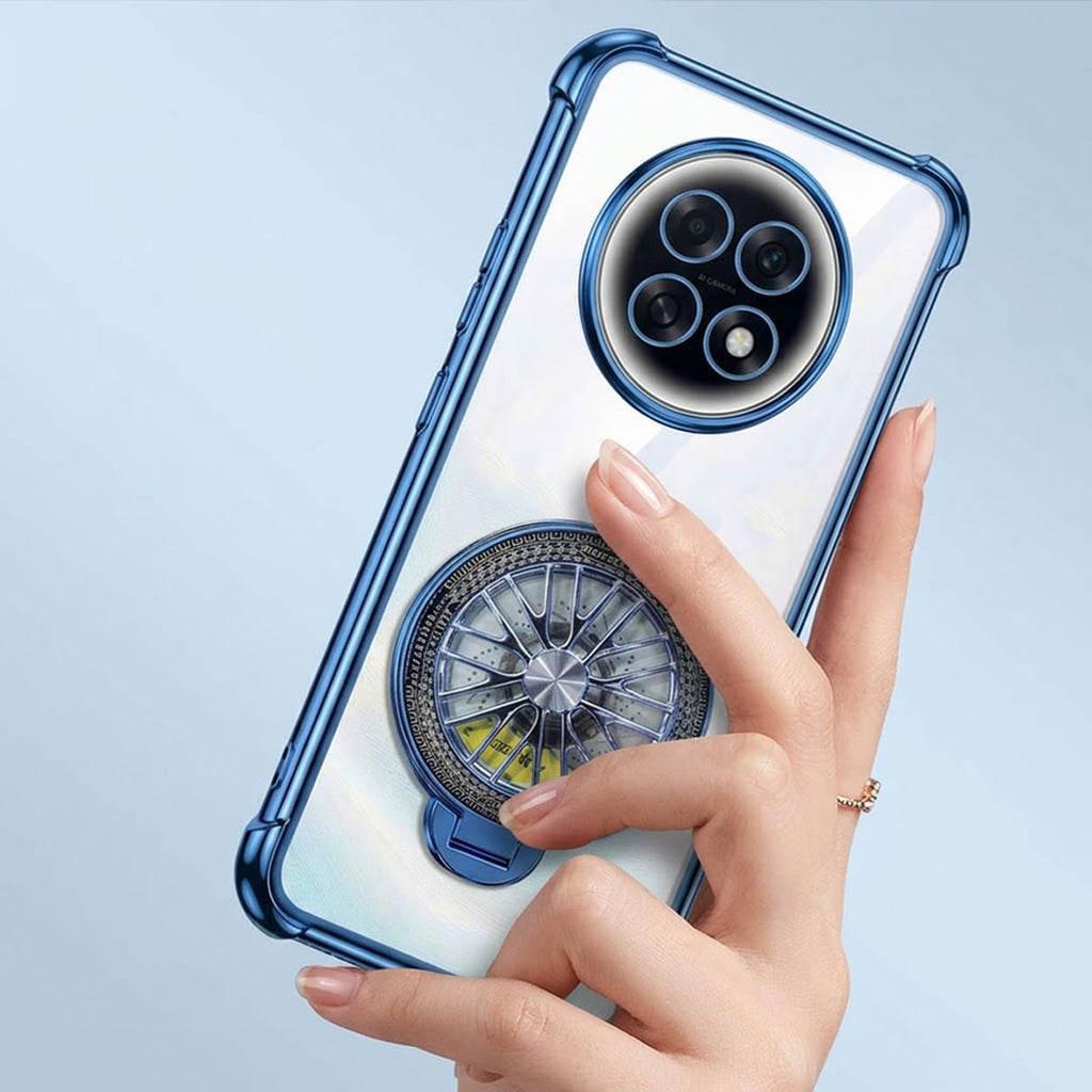 Oppo F31 Pro+ 5G Premium Stress Buster Wheel Rotating Shockproof Airbags Case
