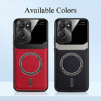 Vivo Y28s 5G Premium Magsafe Magnetic Leather Lens Protective Case