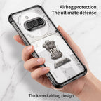 Nothing Phone 3a 5G Satyamev Jayate 2-in-1 Emblem Transparent Shockproof Airbag Case