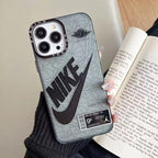 iPhone 14/15 Pro Black Printed, Slim Back Cover, Hard Ultra Protective & Anti Shock iPhone Case