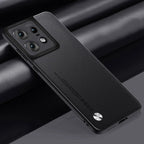Motorola Edge 50 Pro Soft Vegan Leather Grain Protective Back Case