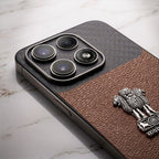 Motorola Edge 70 Pro 5g Satyamev Jayate Carbon Fiber Leather Hybrid Phone Case