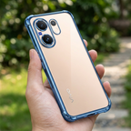 Vivo X200FE 5G Anti-Yellow Electroplating Transparent Airbags Case