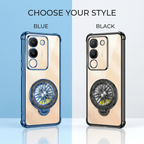 Vivo Y200 5G Premium Stress Buster Wheel Rotating Shockproof Airbags Case