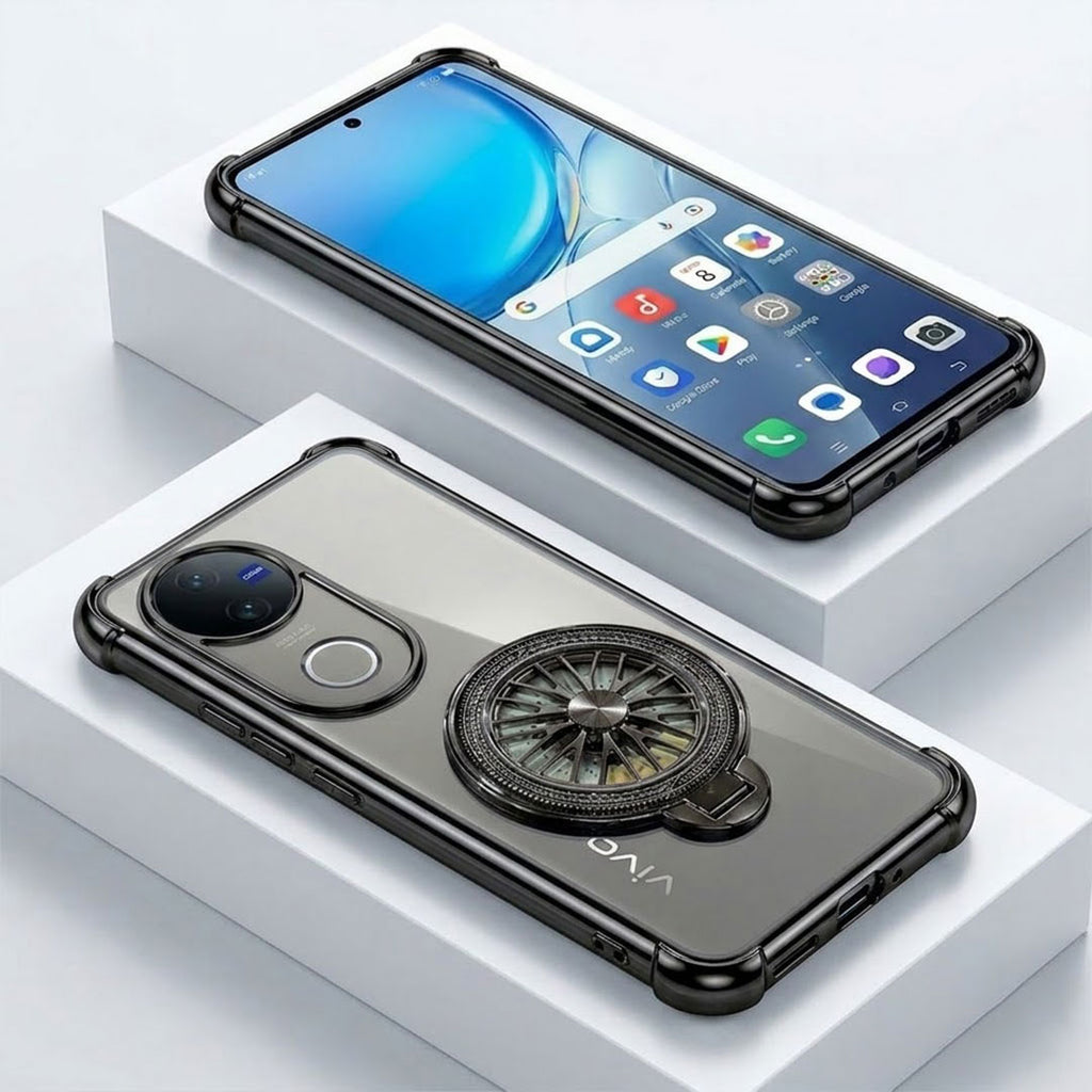 Vivo V50 5G Premium Stress Buster Wheel Rotating Shockproof Airbags Case
