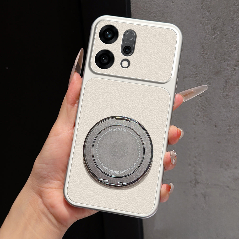 Oppo Reno14 Pro 5G Premium Magnetic Bracket Stand Soft Silicone Shockproof Case