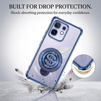 Oppo Reno 16 5G Four Corner Airbags 100% Original Astro Money Magnet Rotating Dollar Case