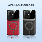 Oppo A59 5G Premium Magsafe Magnetic Leather Lens Protective Case