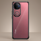 Vivo V50 5G Anti-Yellow Electroplating Transparent Airbags Case
