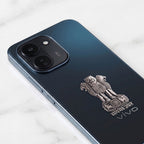 Vivo Y600 Turbo 5G Compatible Satyamev Jayate 3D Metal Emblem Sticker