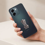 Oppo A6 5G Compatible Satyamev Jayate 3D Metal Emblem Sticker