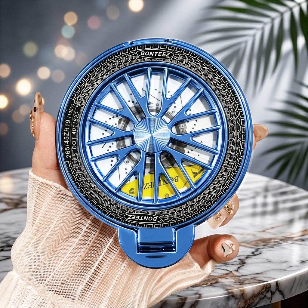 Vivo Y400 Pro 5G Premium Stress Buster Wheel Rotating Shockproof Airbags Case