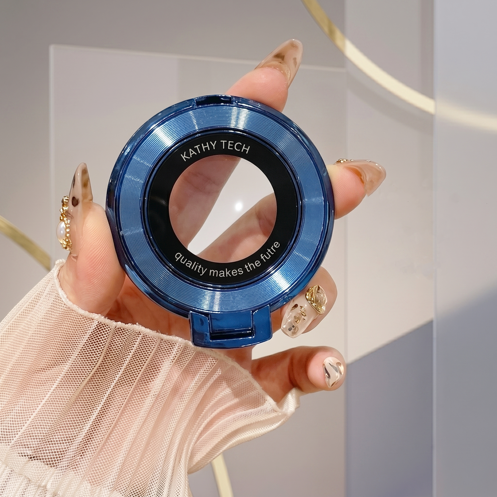 Vivo Y400 Pro 5G Original Luxury Magnifier Ring Stand Shockproof Airbags Corner Case
