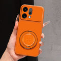 Oppo Reno14 Pro 5G Premium Magnetic Bracket Stand Soft Silicone Shockproof Case