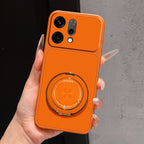 Oppo Reno14 Pro 5G Premium Magnetic Bracket Stand Soft Silicone Shockproof Case