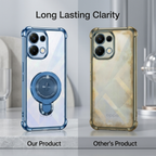 Oppo K13 5G Luxury Four Corner Invincible Bracket Ring Stand Case