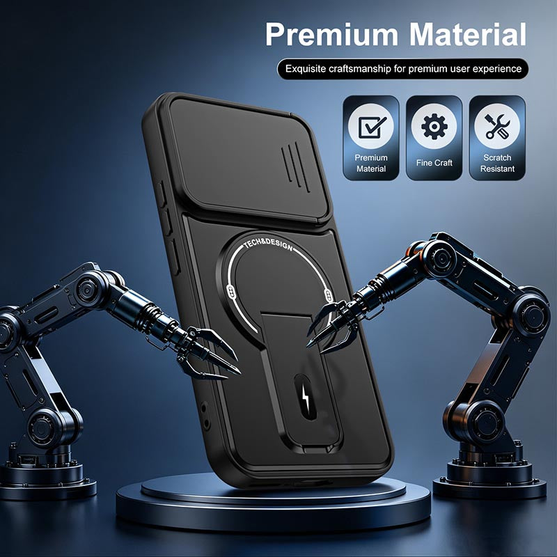Vivo V70 5G Premium Multi-Angle Stand Case – 360° Protection with Camera Lens Guard