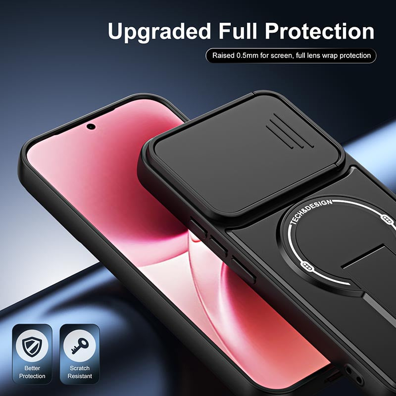 Vivo V70 5G Premium Multi-Angle Stand Case – 360° Protection with Camera Lens Guard