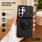 Samsung Galaxy S26 5G Shockproof Armor Magnetic Ring Stand Protective Case