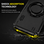 Samsung Galaxy S26 5G Shockproof Armor Magnetic Ring Stand Protective Case
