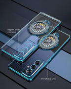 Stylish Samsung A35 5G back cover with metallic Ferrari wheel look