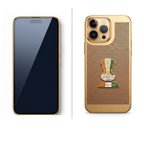 iPhone 14 Pro Max 5G Tri-Color Satyamev Jayate Mesh Electroplated Heat Dissipation Case
