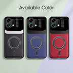 Oppo K13 Turbo 5G Premium Magsafe Magnetic Leather Lens Protective Case