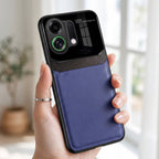 Oppo k13 Turbo 5G Premium Leather Lens Protective Case