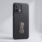 Oppo K13 5G Compatible Satyamev Jayate 3D Metal Emblem Sticker