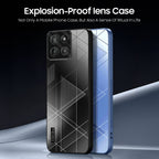Motorola Edge 60 5G Fusion Triangle Pattern Matte Back Shockproof Case