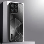 Motorola Edge 60 Fusion 5G Triangle Pattern Matte Back Shockproof Case