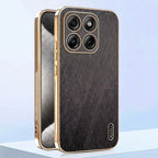 Motorola Edge 60 Pro 5G Premium Electroplated Frame Gold Thread Pattern Soft Case