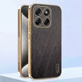 Motorola Edge 70 5G Premium Electroplated Frame Gold Thread Pattern Soft Case