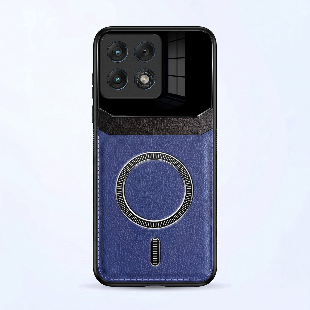 Motorola Edge 70 Pro 5G Premium Magsafe Magnetic Leather Lens Protective Case
