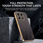 Motorola Edge 70 Pro 5G Premium Electroplated Frame Gold Thread Pattern Soft Case